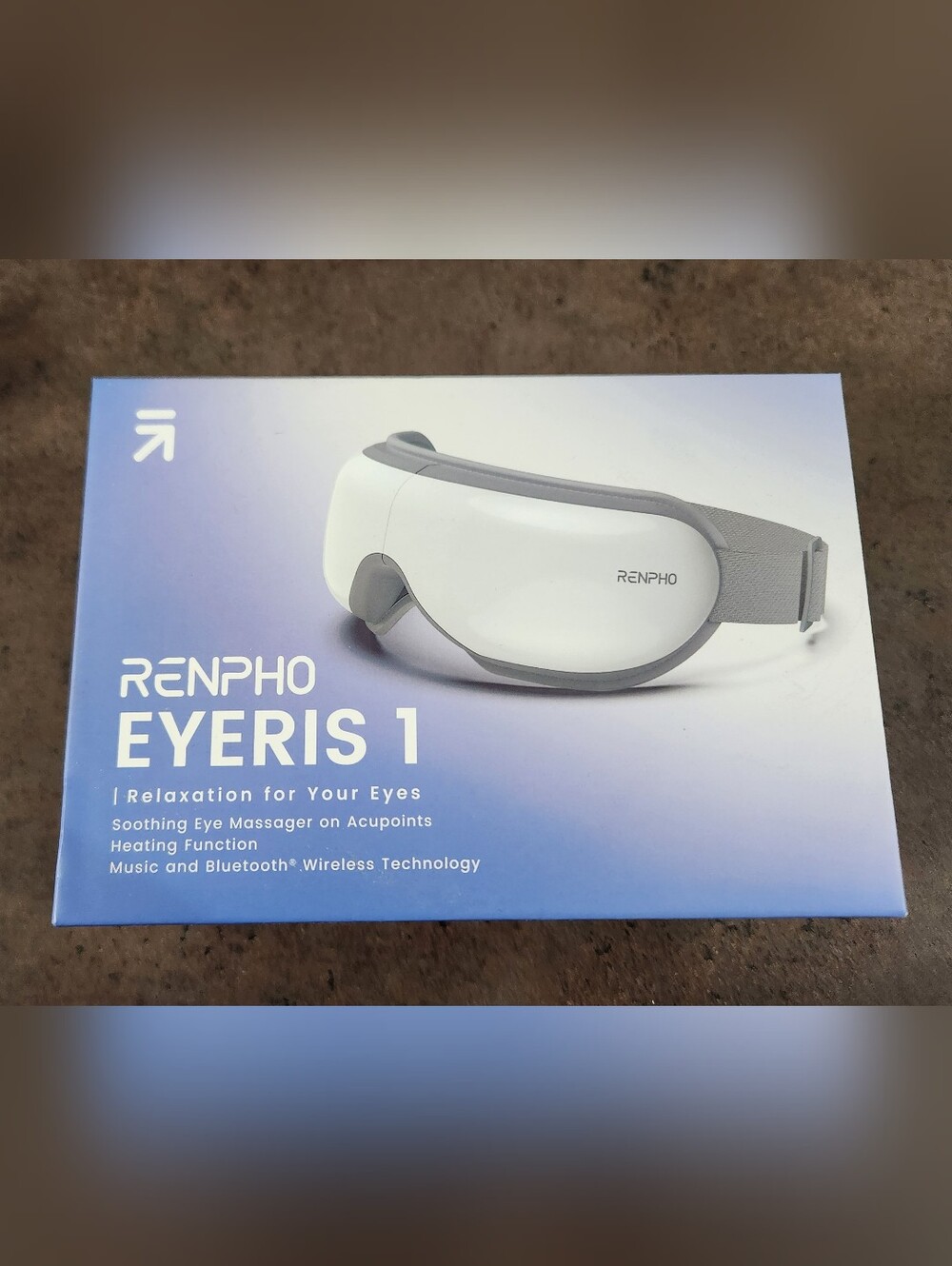 RENPHO Eyeris 1 Eye Massager with Heat Eye Relax Bluetooth Music Wireless Tech